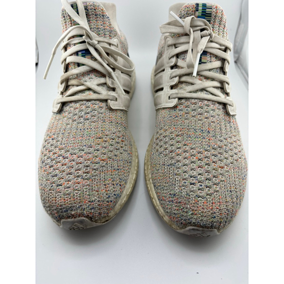 Women's Adidas Ultra Boost Athletic Shoes Size 10 Beige Multi-color - Picture 6 of 16